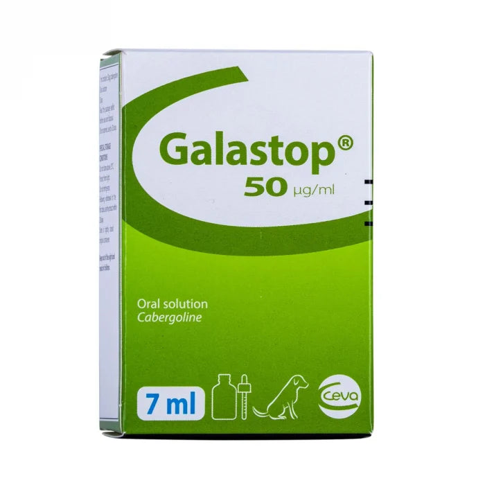 GALASTOP Oral Solution treatment of false pregnancy and suppression of lactation in dogs and cats / trattamento falsa gravidanza per cani e gatti