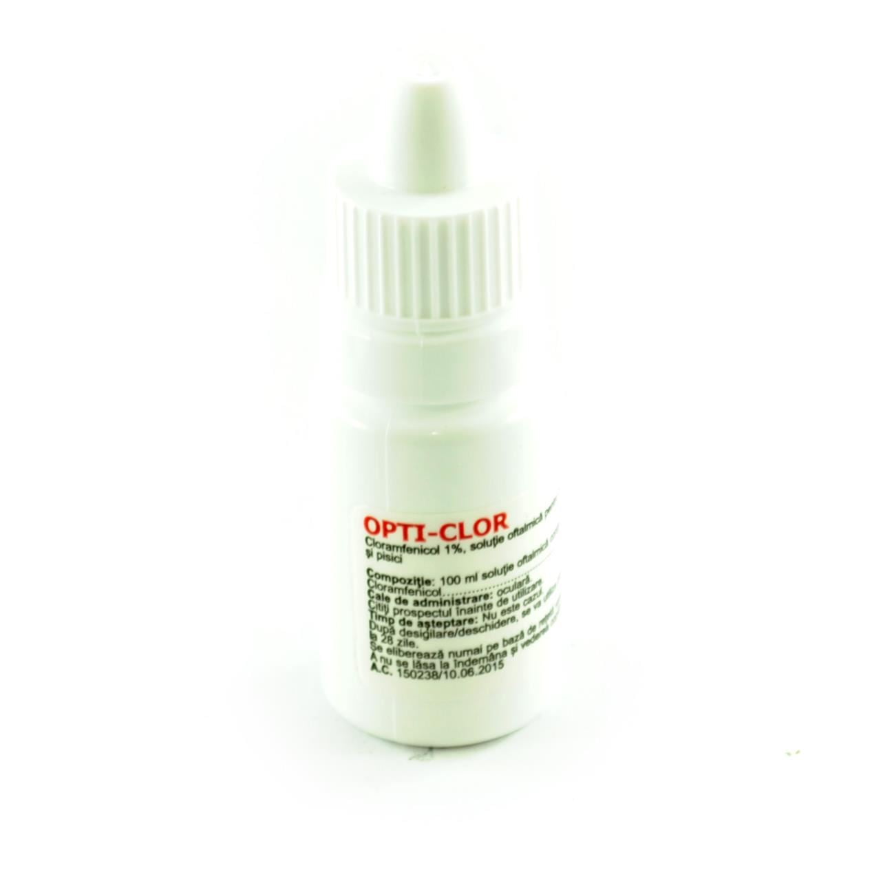 OPTI-CLOR 7.5ML // ophthalmic solution for dogs and cats // Chloramphenicol // soluzione oftalmica per cani e gatti