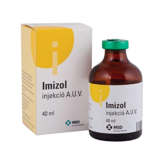 IMIZOL RO 85mg/ml- 40ML // ANTIPARASITAIRE INTERNE POUR CHIENS // Imidocarbe // Babesia canis/ Ehrlichia spp
