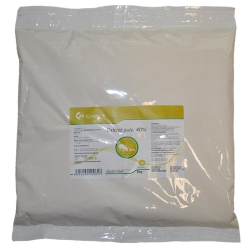 OXICRID 40% // Oxytetracycline // Broilers and pigs // Suini e polli da carne