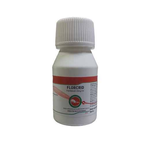 FLORCRID 25 MG / ML - 100 ML // FLORFENICOL // oral solution for chickens (broilers) and pigs // soluzione orale per polli (polli da carne) e suini