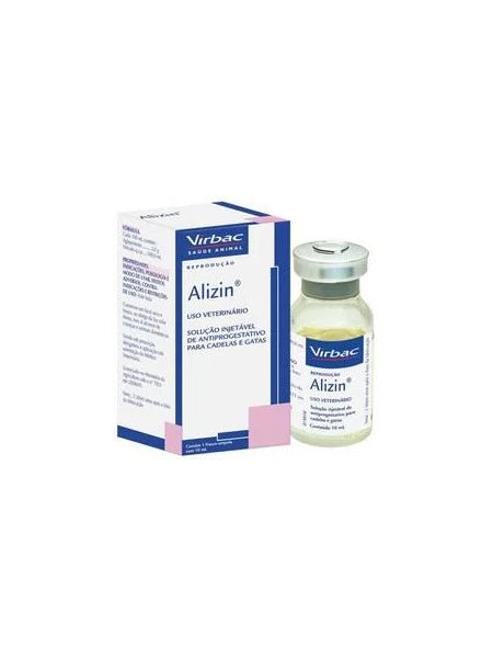 ALIZIN 30 MG/ML injection 10 ML // AGLEPRISTONE // Chiennes gestantes : induction de l'avortement jusqu'à 45 jours après l'accouplement / Cagne gravide : induzione dell'aborto fino a 45 giorni dopo l'accoppiamento.