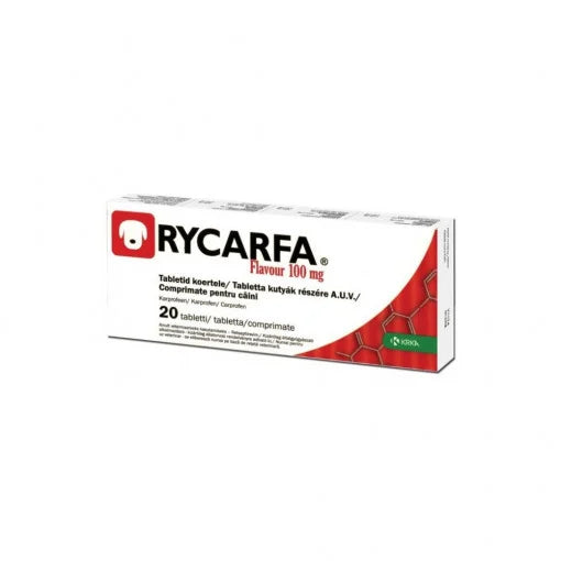Rycarfa Carprofen 20 comprimés anti-inflammatoire non stéroïdien pour chiens