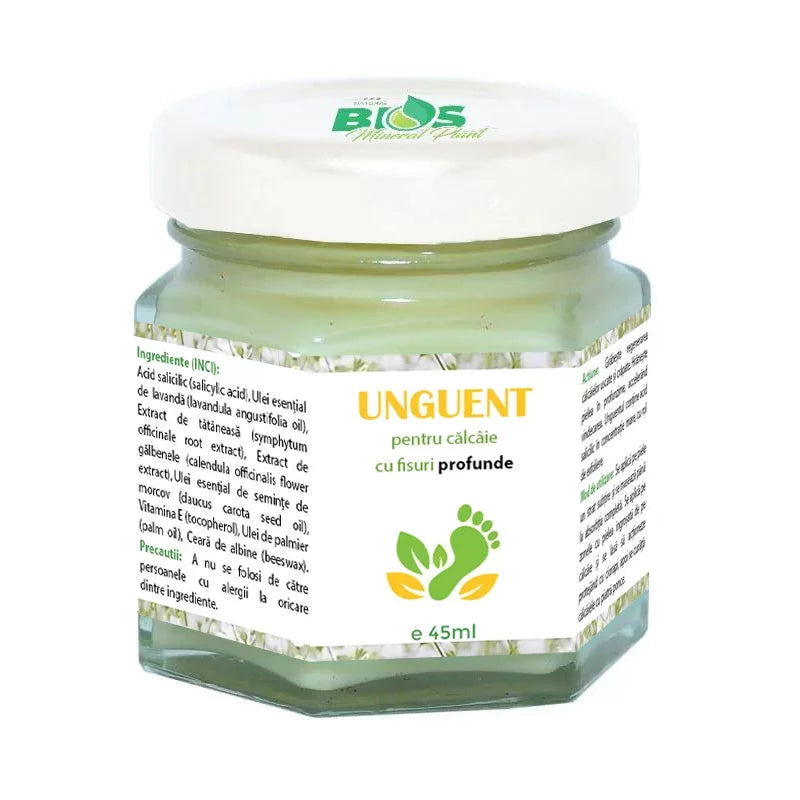 Ointment for heels with deep cracks, 45 ml, Bios Mineral Plant