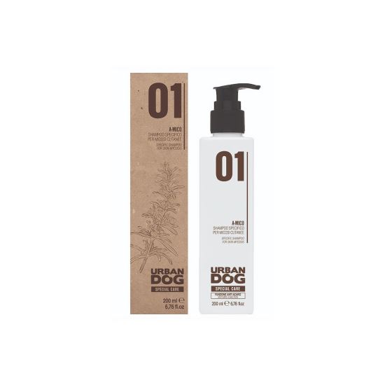 SHAMPOOING POUR CHIENS URBAN CARE 01 MYCOSE &amp; MALASSEZIA 200 ML