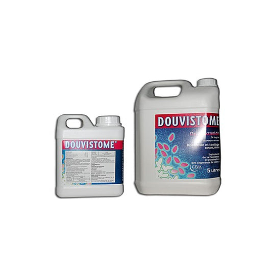 DOUVISTOME SUSP. // oxyclozanide,// Fasciola hepatica, Fasciola gigantica // Cattle, sheep, goats //bovini, pecore, capre