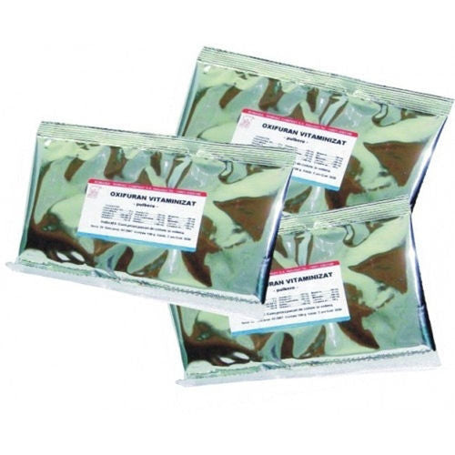 OXIFURAN VITAMINIZAT 100G // Oxytetracycline+Furazolidone+vitamins // cage birds, dogs and cats / uccelli da gabbia, cani e gatti