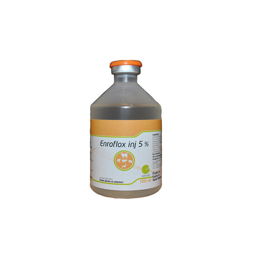 ENROFLOX INJ. 50 mg/ml 100 ML // Enrofloxacin //  cattle (calves), sheep, goats, pigs and dogs