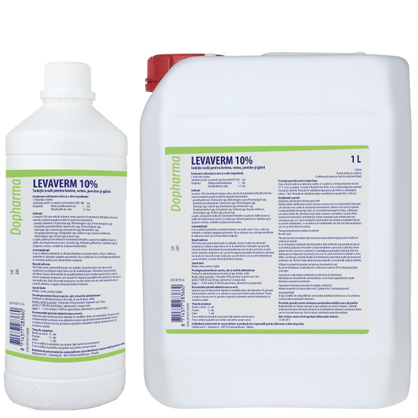 LEVASOL 10% Levamisol vermifugo soluzione orale per bovini, ovini, suini e pollame / vermifugo orale bovini, ovini, caprini suini, pollame