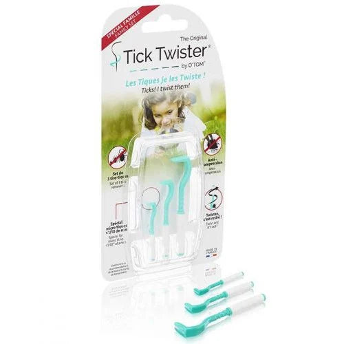 TICK / Crochet extrait tique - O'Tom Tick Twister - lot de 3 pcs.