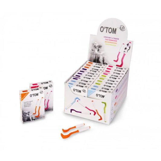 Crochet en silicone extrait TICK - O'Tom Tick Twister Silicone - lot de 2 pièces.