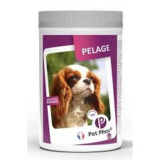 Pet Phos Canin Special Pelage is a vitamin supplement to protect the skin and health of fur in dogs.