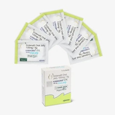 Kamagra Oral Jelly- 7 GEL BAGS // Sildenafil