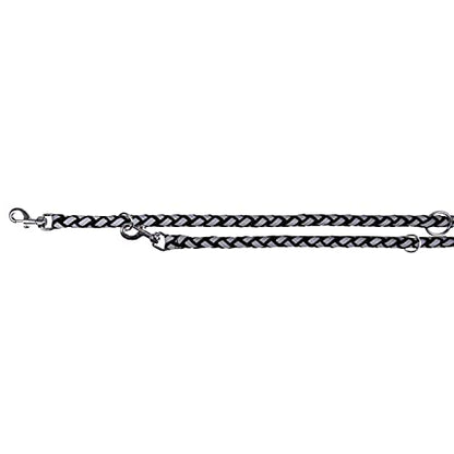 SaferLife Cavo Reflect adjustable leash, S-M: 2.00 m/ø 12 mm, black - Pet Shop Luna