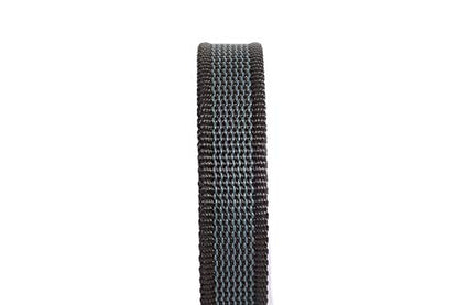 Color & Gray Super-Grip Leash with Handle, and D-Ring, 0.79 in x 6.56 ft, Black-Gray - Pet Shop Luna
