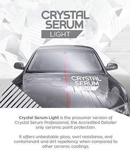 Gtechniq - CSL Crystal Serum Light - Ceramic Coating, Protect Your Paint, Add Gloss, Resist Swirls, Repel Contaminants, Ultra-Durable, High-Gloss, Slick Feeling, Resists Chemicals - Pet Shop Luna