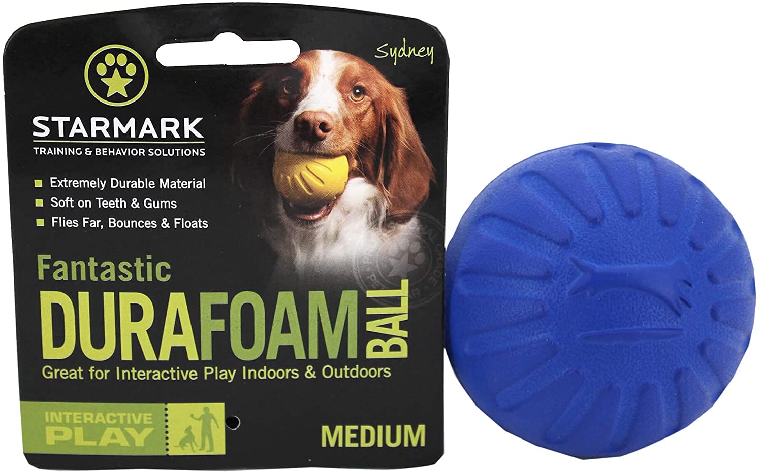 Julius K9 59845 Fantastic Durafoam Ball – 2, 5", Ø Appr. 7 cm, Blue, M, Blu - Pet Shop Luna
