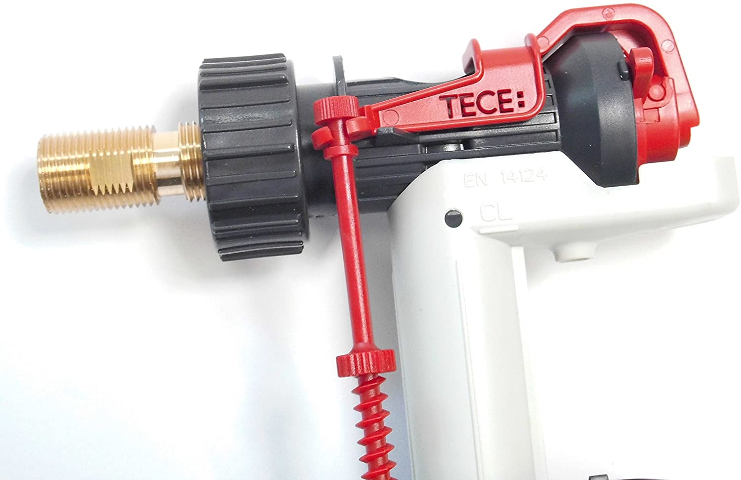 TECE 9820353 - Valvola di riempimento per cassette (altezza di riempimento regolabile; compatta, silenziosa), colore: Nero - Pet Shop Luna